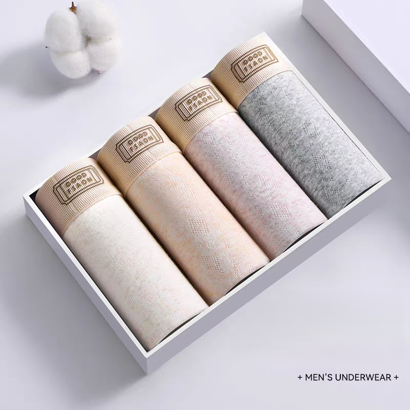 Linen Mist ContourFlex Boxer Briefs– Pack of 4