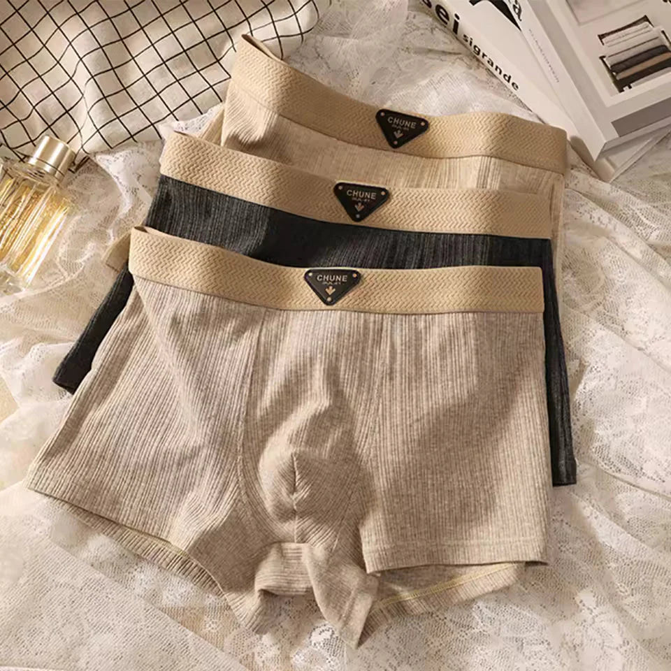 Linen Dusk Ribbed Boxer Briefs