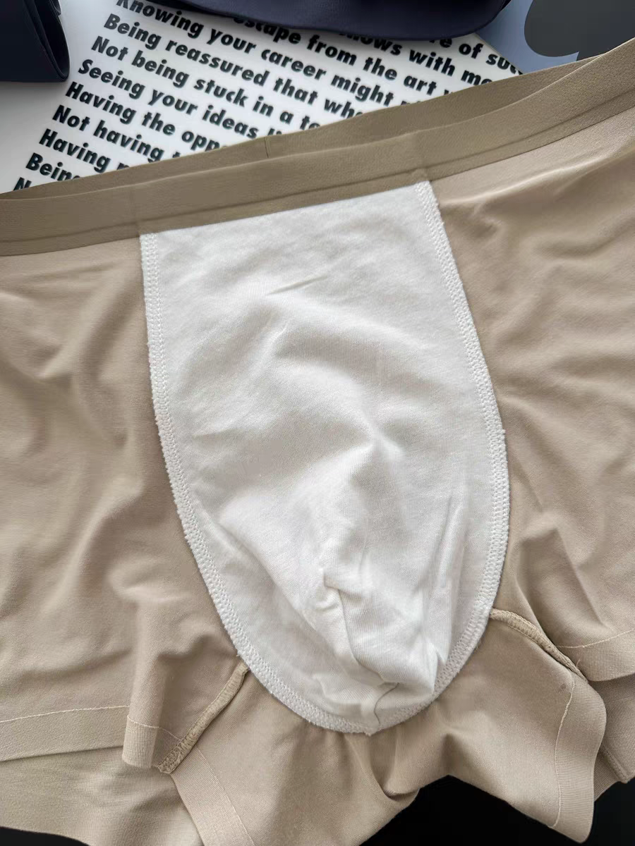 Men's 3-Pack Combo Ice Silk Boxer Briefs: Cool & Breathable Comfort